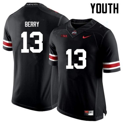 Youth Ohio State Buckeyes #13 Rashod Berry Black Nike NCAA College Football Jersey Check Out BEX3344DJ